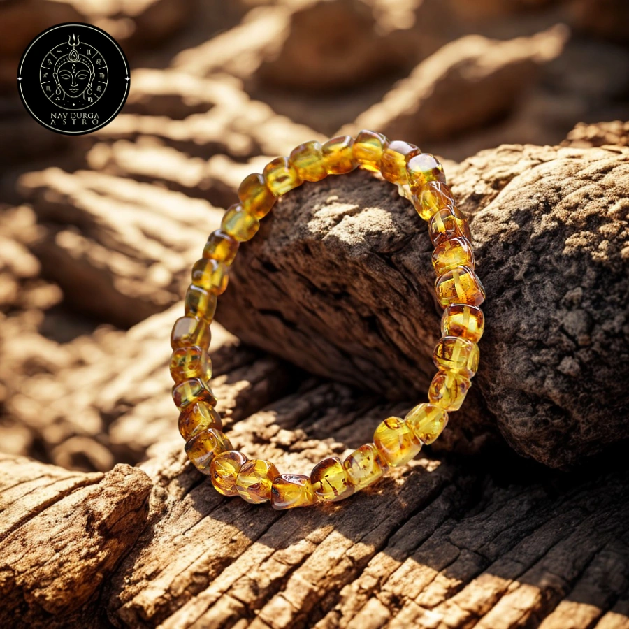 Amber Tumble Bracelet - For Beauty and Wisdom